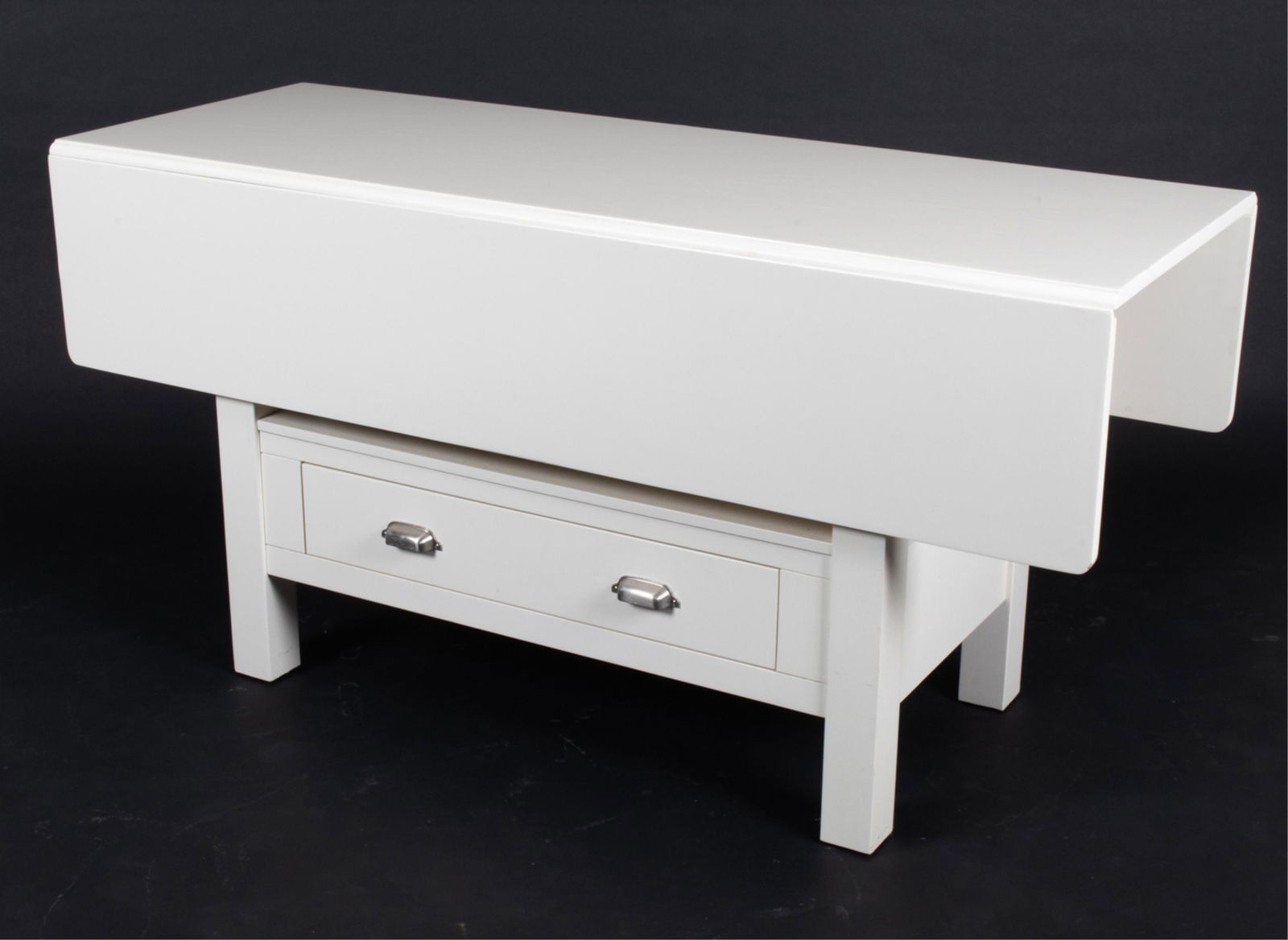 POTTERY BARN DROP-LEAF KITCHEN ISLAND TABLE (1 of 20)