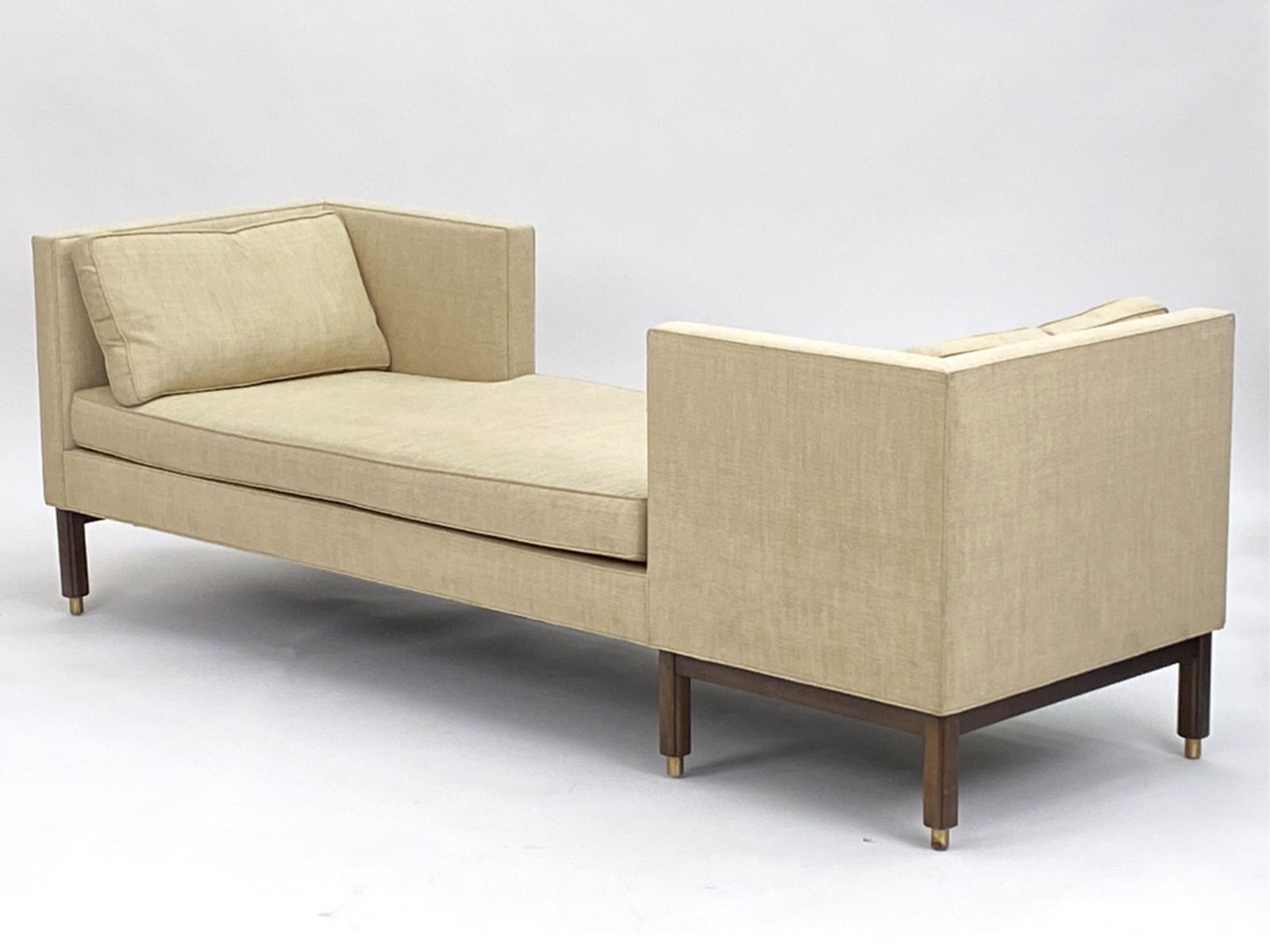 EDWARD WORMLEY TETE-A-TETE SOFA FOR DUNBAR C.1950 (1 of 10)