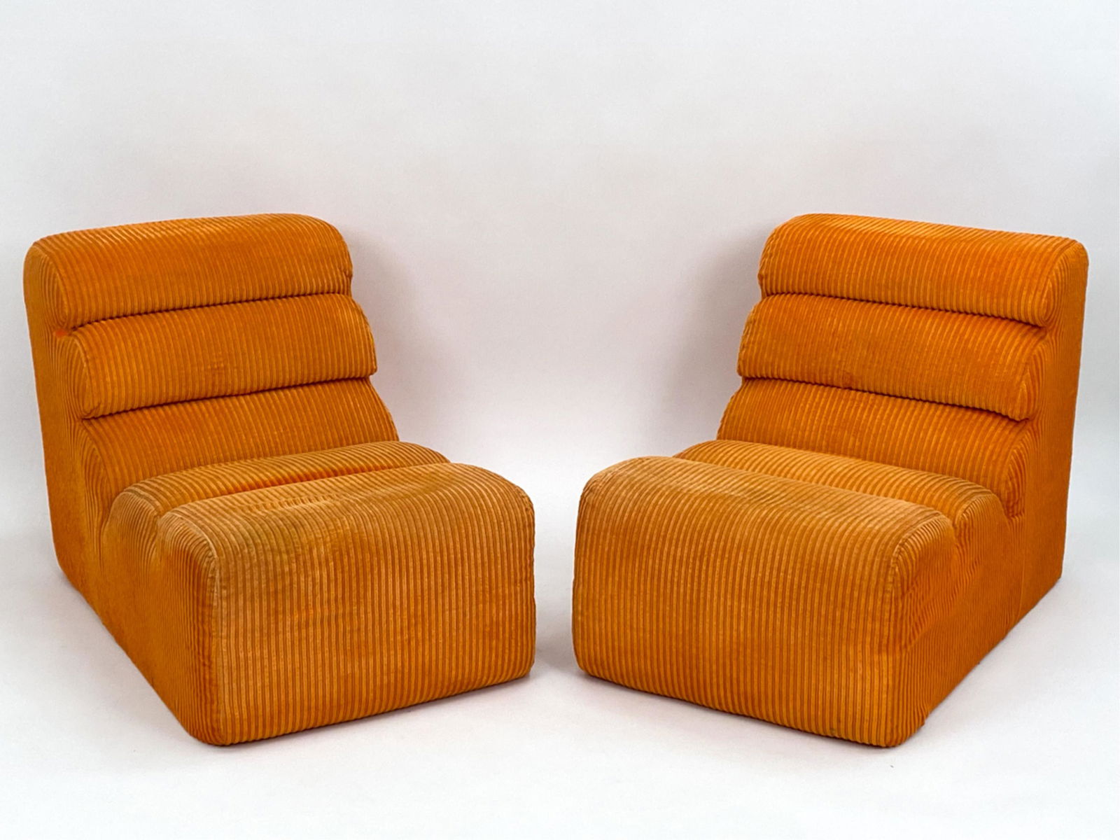 (2) 70S MOD MICHEL DUCAROY STYLE LOUNGE CHAIRS (1 of 14)