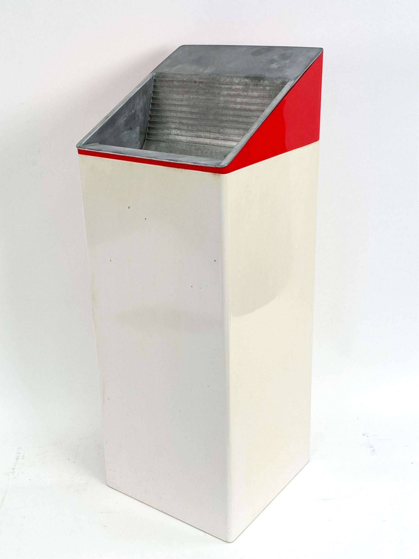 VINTAGE KARTELL STANDING WASTE BASKET (1 of 13)