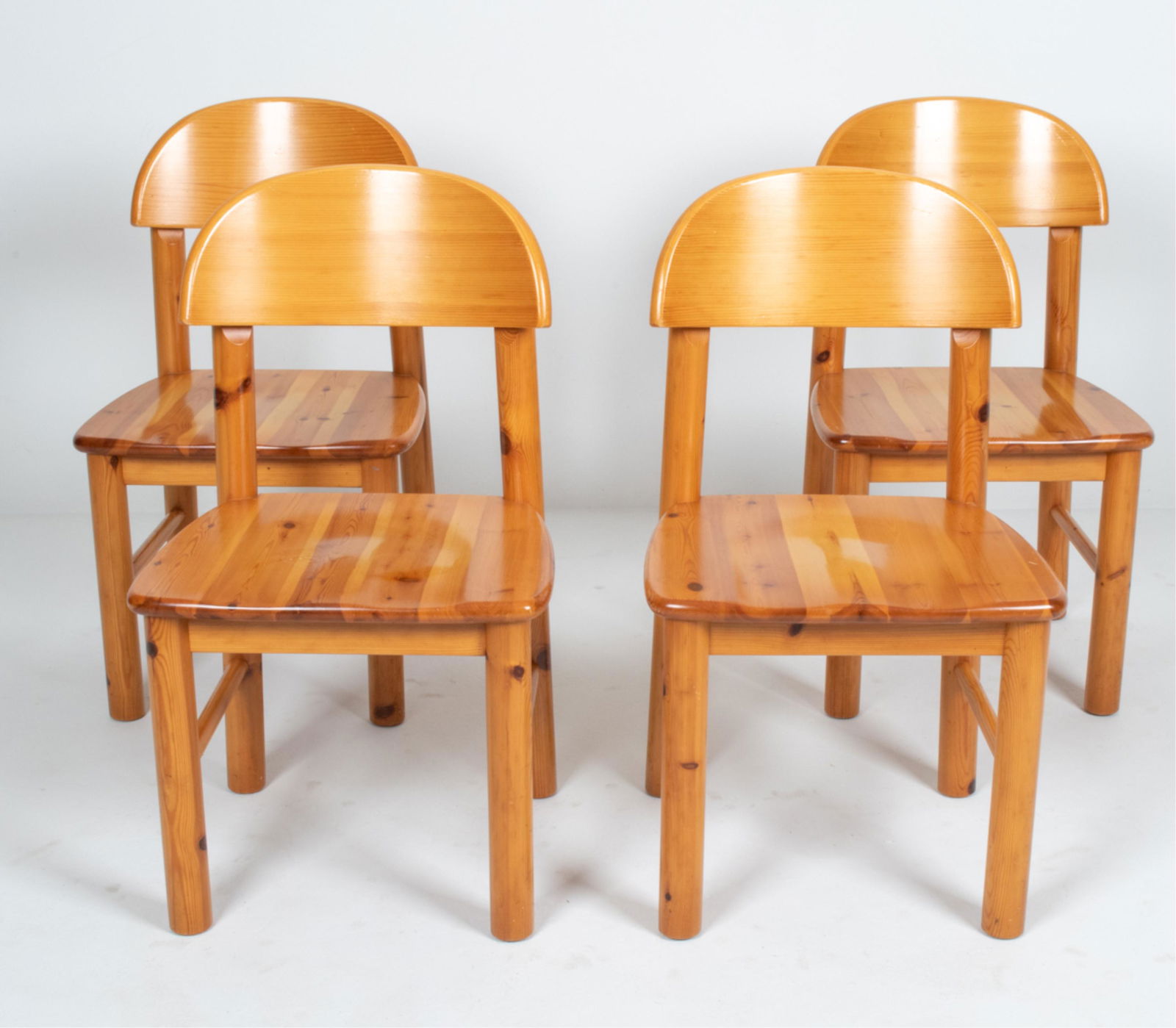 (4) ATTR. RAINER DAUMILLER DANISH PINE SIDE CHAIRS (1 of 16)