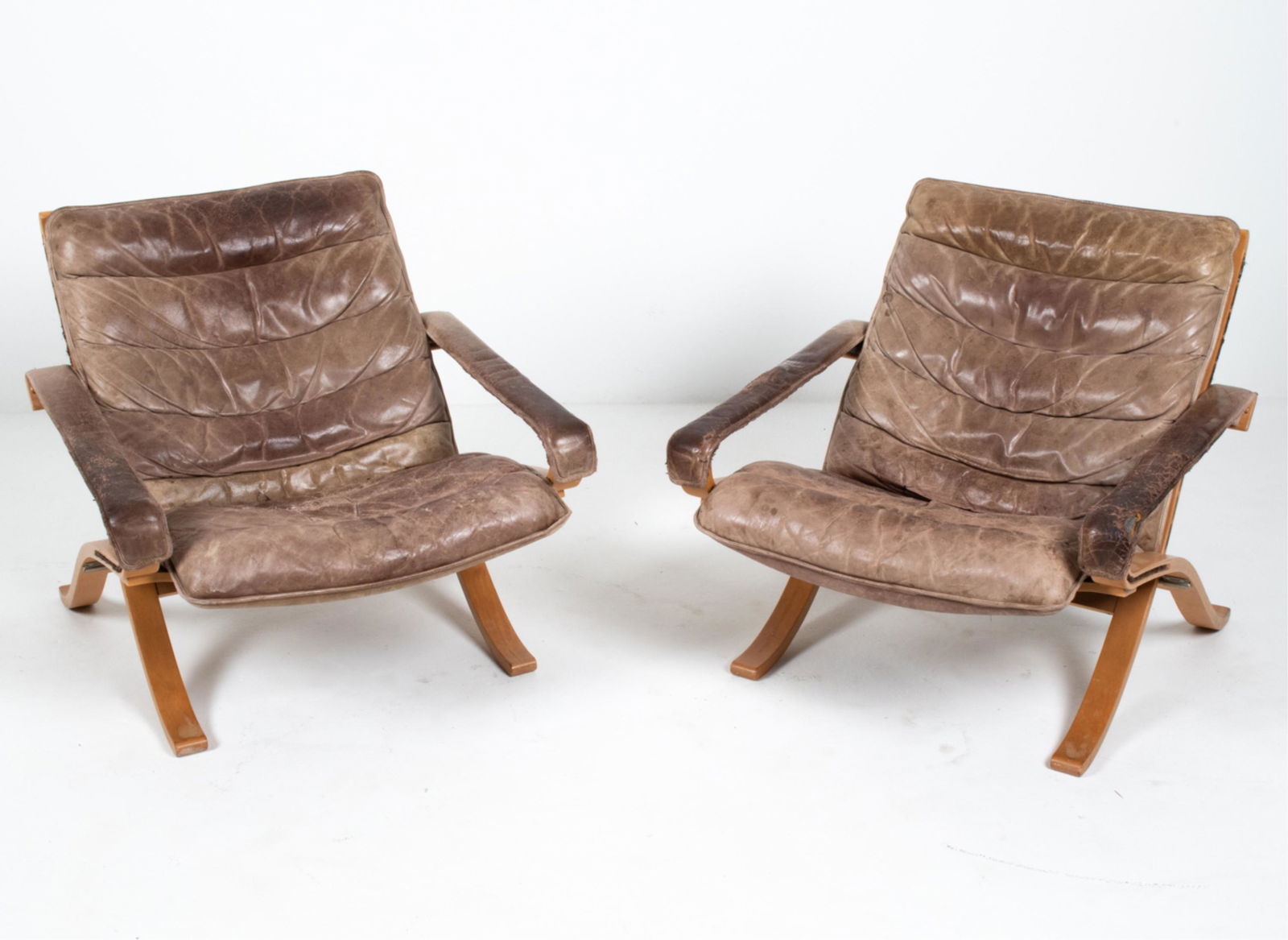 PAIR INGMAR RELLING WESTNOFA "FLEX" FOLDING CHAIRS (1 of 15)