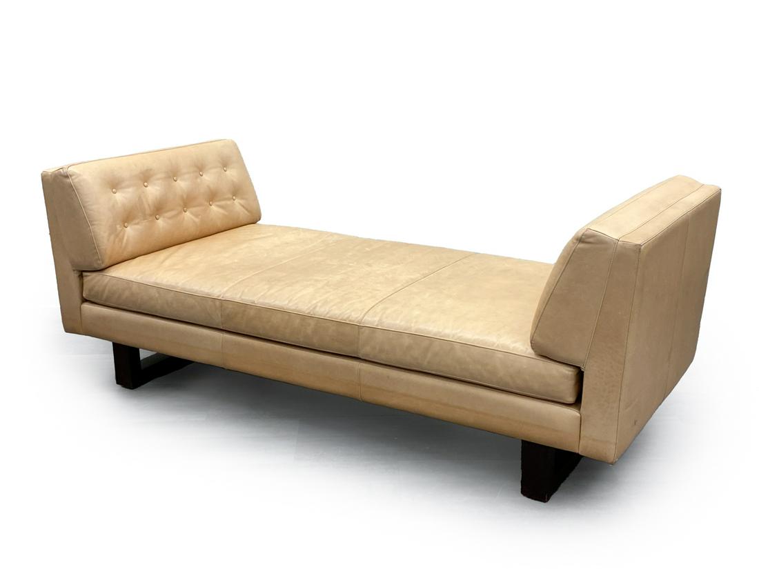MODERN LEATHER DAY BED SOFA (1 of 15)
