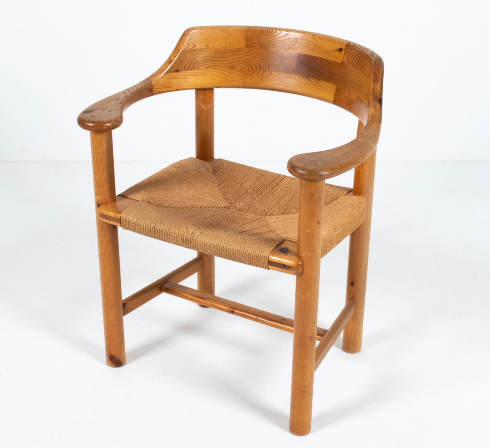 RAINER DAUMILLER DANISH MODERN PINE ARMCHAIR (1 of 12)