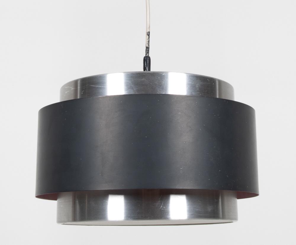 JO HAMMERBORG "SATURN" PENDANT FOR FOG & MORUP: Dimensions: H 7.5" x Dia. 12.25" Condition: Wiring not tested; may need rewiring. A few light scuffs and rubs. C152-C