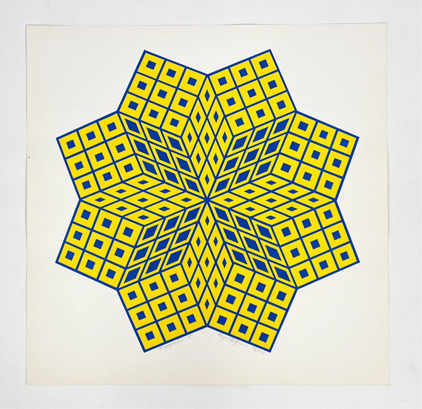 ROY AHLGREN (1927-2001) SILKSCREEN (1 of 5)