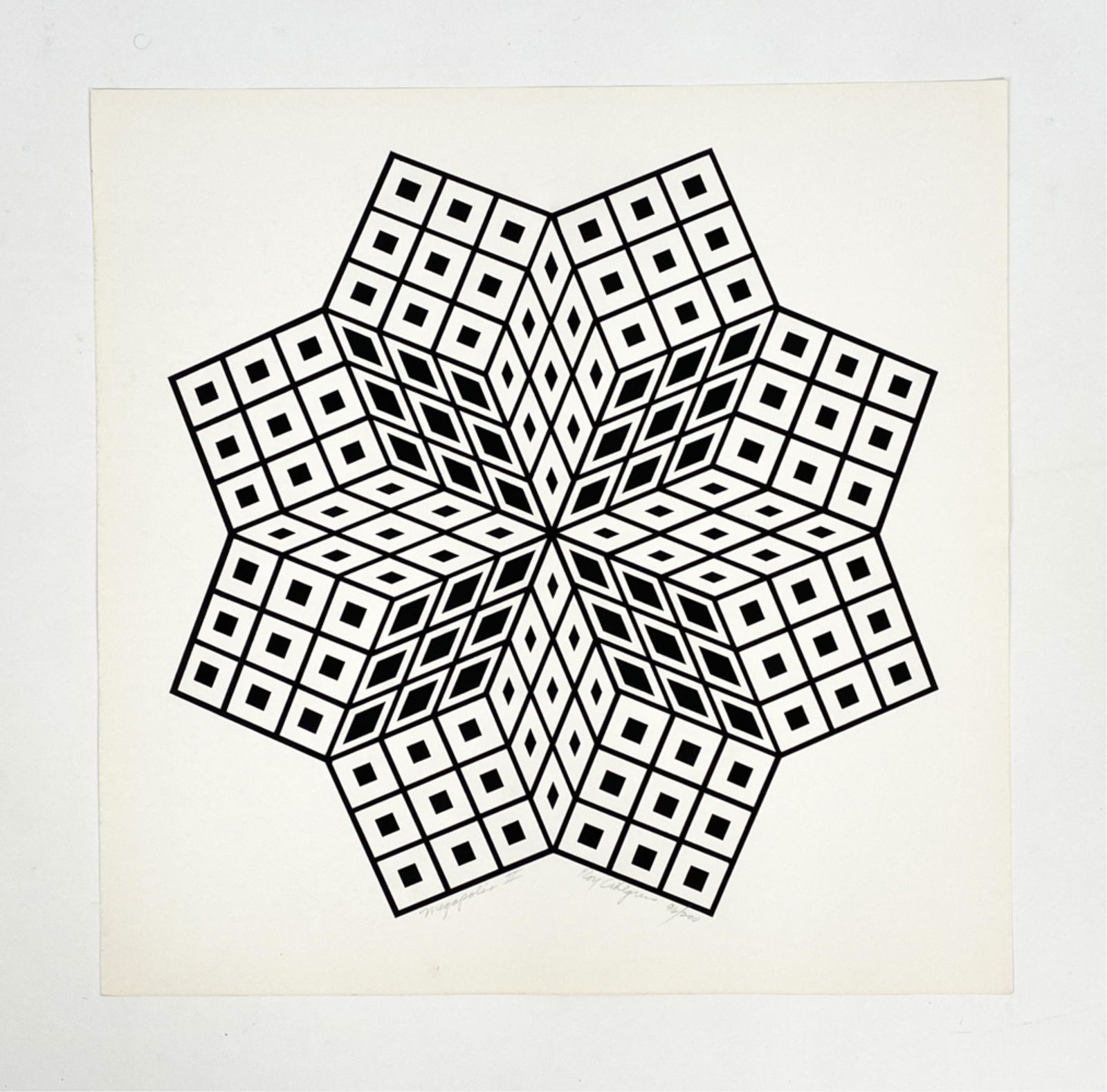 ROY AHLGREN (1927-2001) SILKSCREEN (1 of 5)