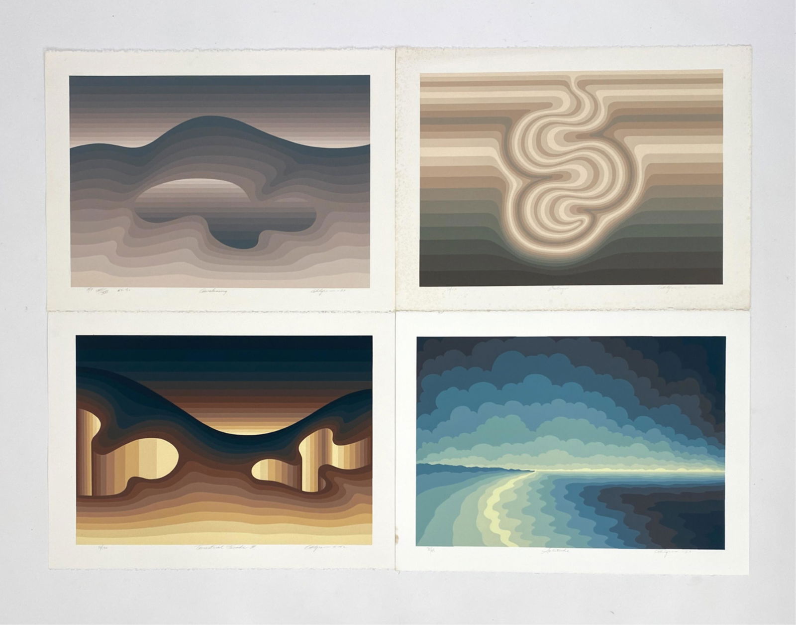 (4) ROY AHLGREN (1927-2001) SILKSCREENS (1 of 17)