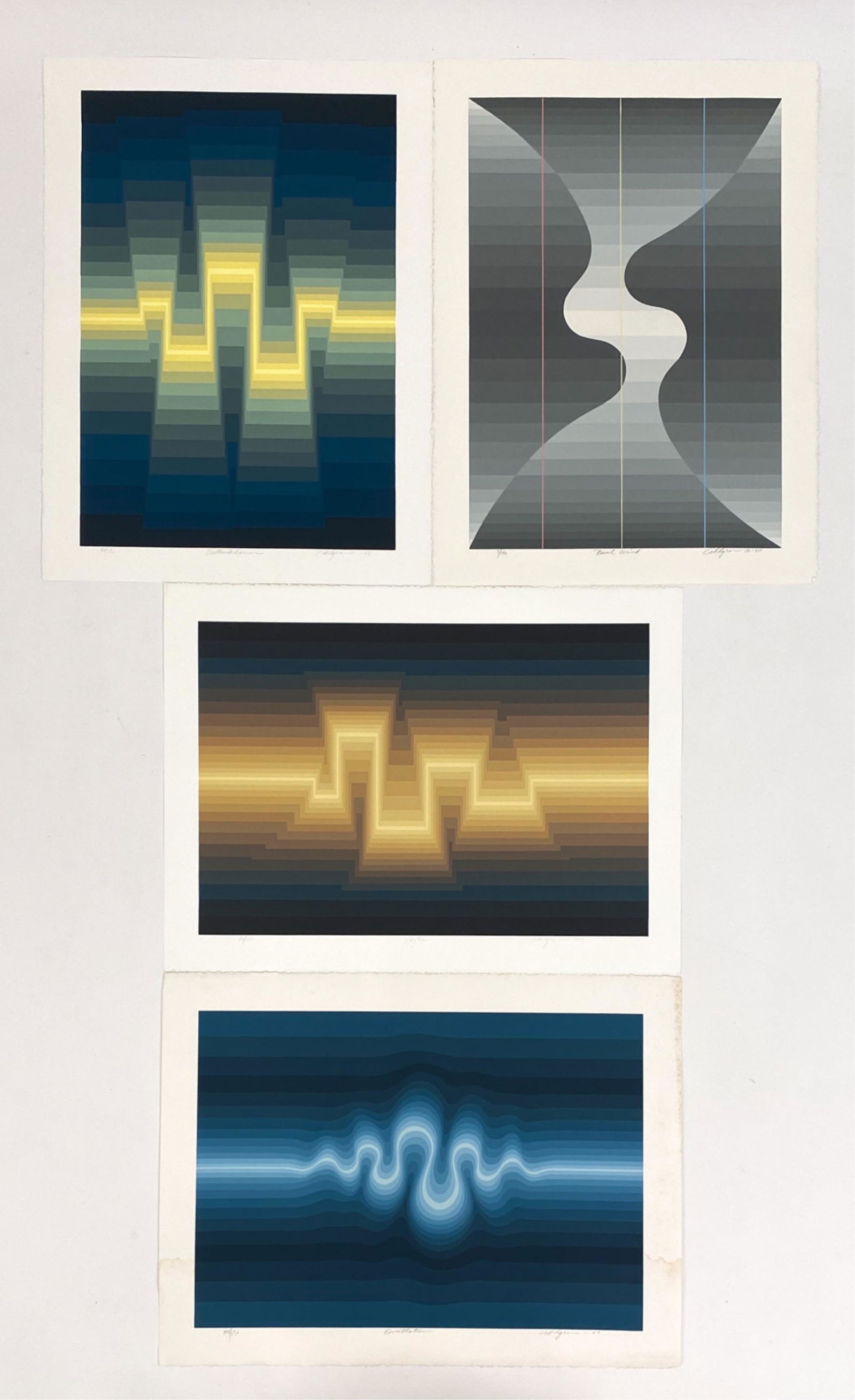 (4) ROY AHLGREN (1927-2001) SILKSCREENS (1 of 13)