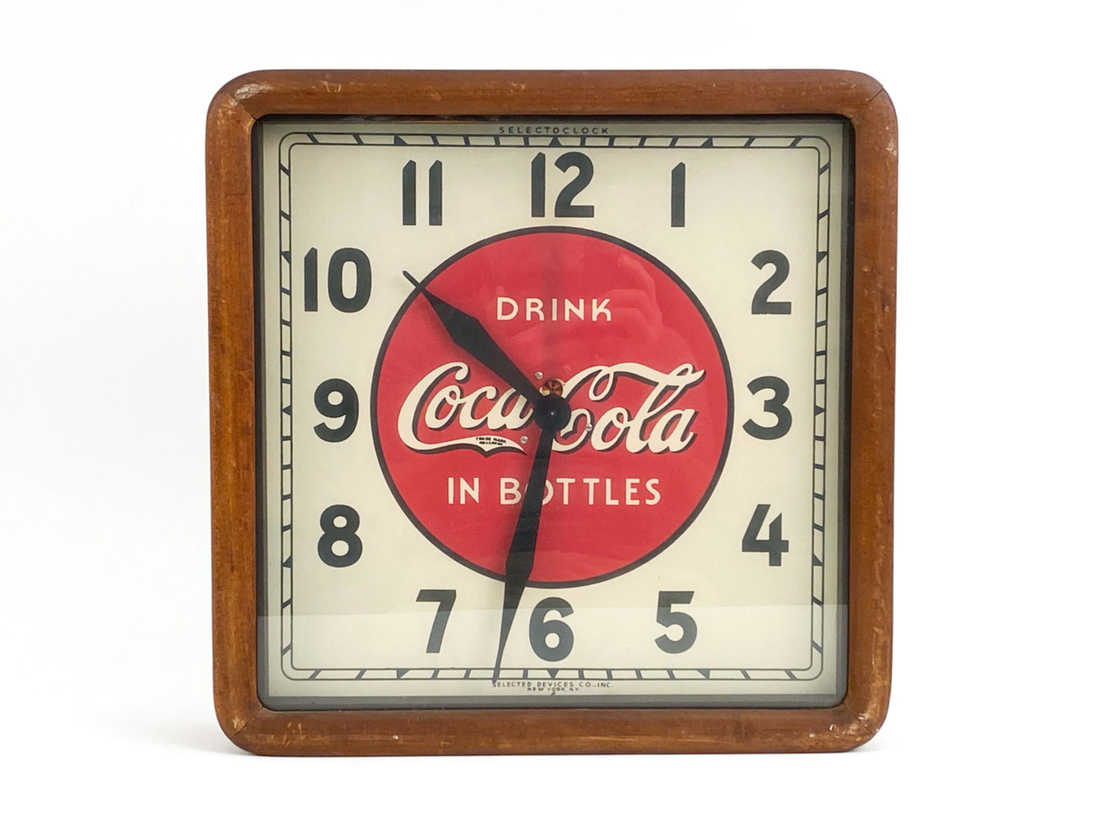 VINTAGE COCA COLA ADVERTISING WALL CLOCK (1 of 7)
