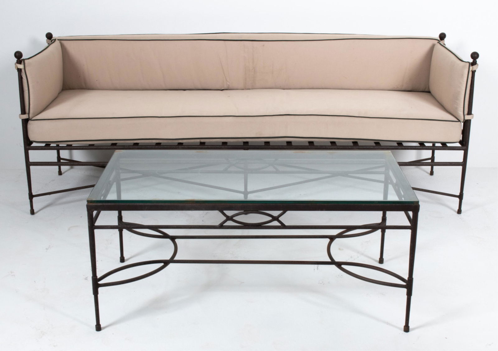 JANUS ET CIE "AMALFI" PATIO SOFA & COFFEE TABLE (1 of 20)
