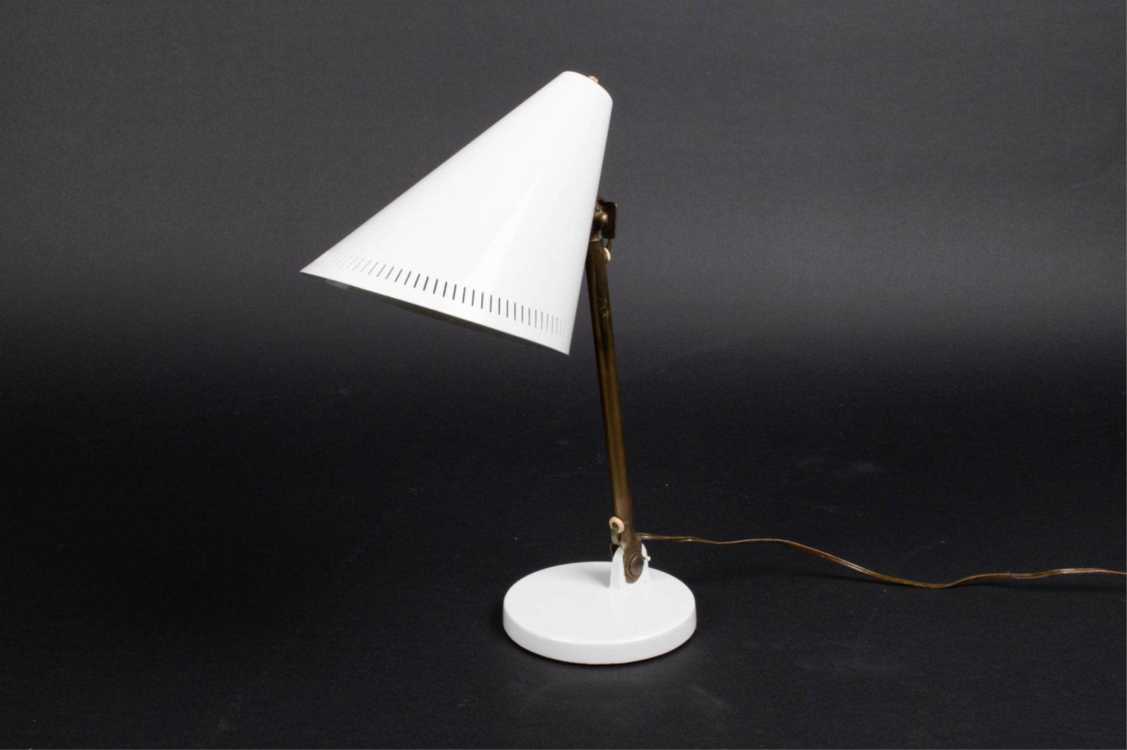 PAAVO TYNELL FOR TAITO OY DESK LAMP, C. 1950'S (1 of 12)