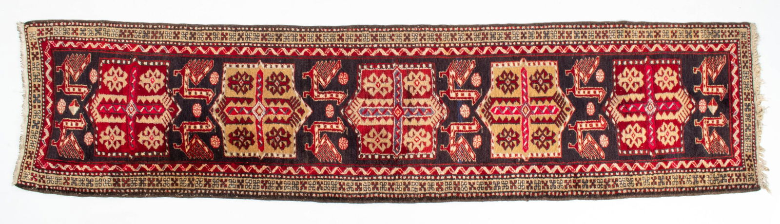 HAND-KNOTTED TRIBAL RUNNER RUG (1 of 9)