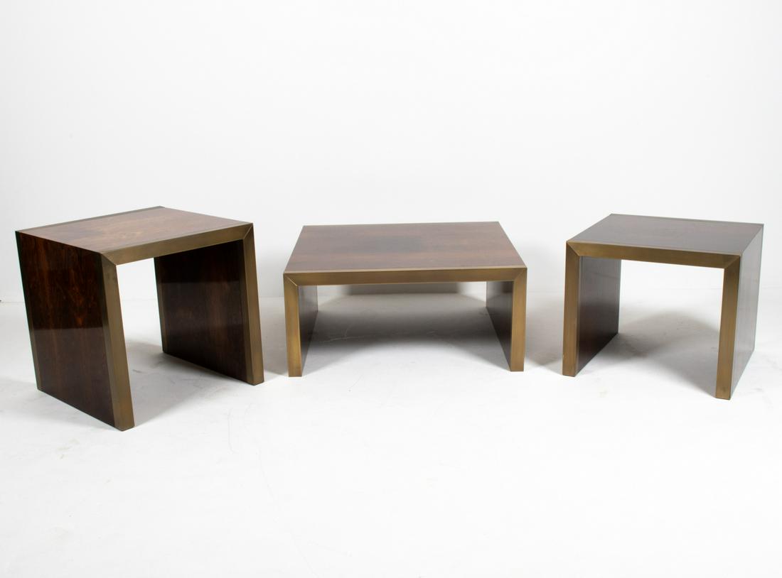 AIMARA MASTERPIECES ROSEWOOD & BRONZE TABLE SUITE (1 of 13)