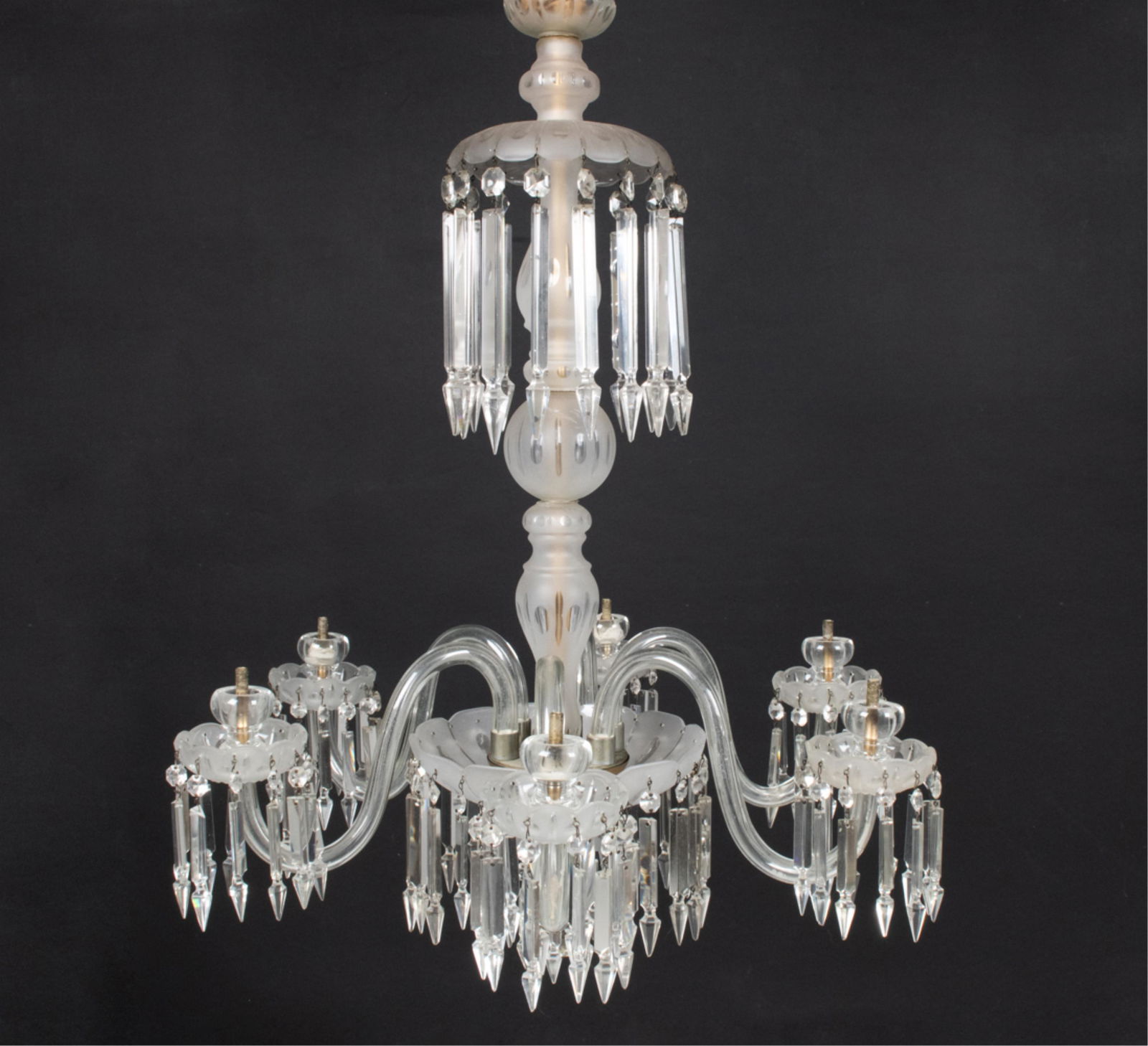 20TH C. BOHEMIAN CRYSTAL CHANDELIER (1 of 20)