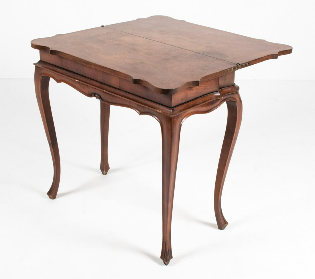 20TH C. ITALIAN MARQUETRY FLIP-TOP GAMES TABLE (1 of 18)