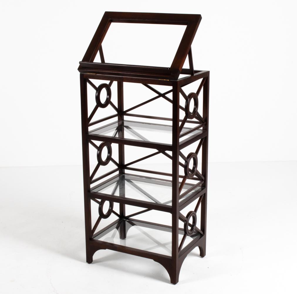 SELAMAT DESIGNS MAHOGANY LIBRARY STAND (1 of 13)