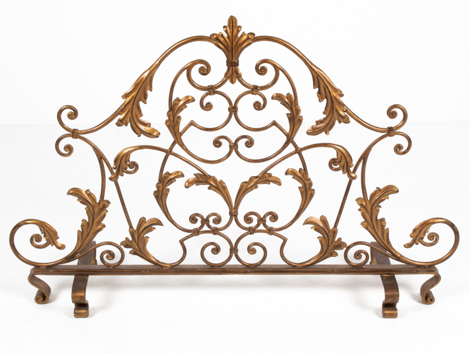 CONTEMPORARY WROUGHT IRON FIREPLACE SCREEN (1 of 13)