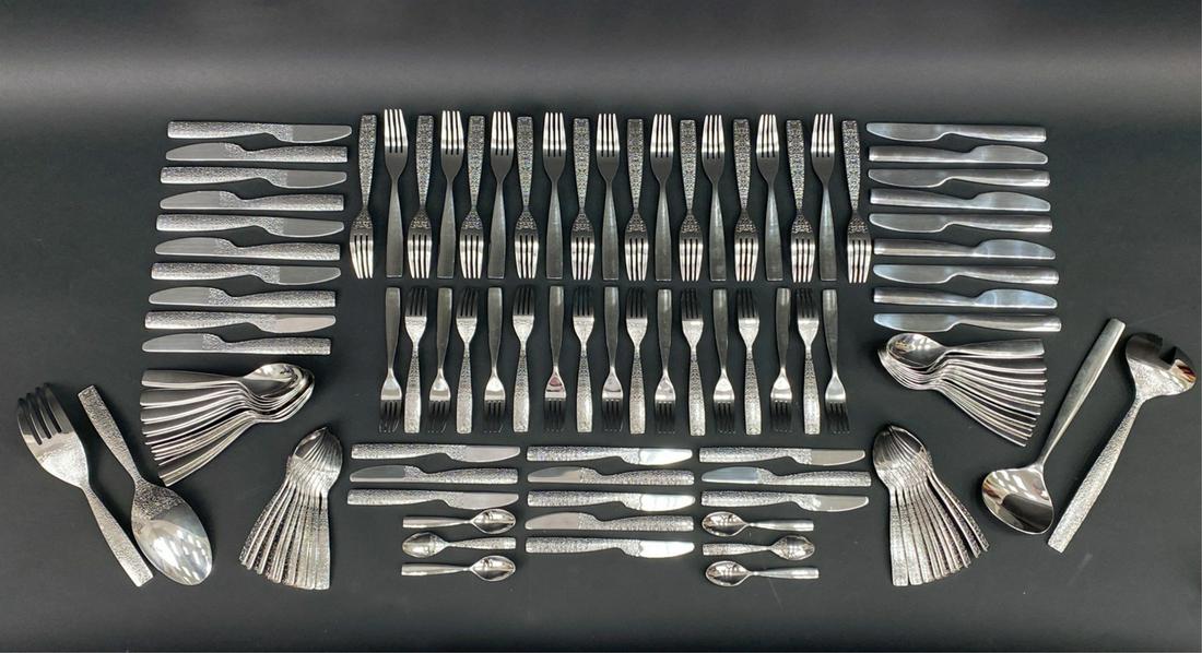 ALESSI MARCEL WANDERS 'DRESSED' FLATWARE SERVICE (1 of 10)