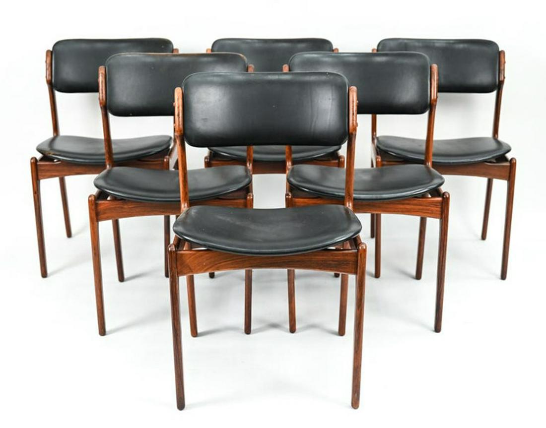 (6) ERIK BUCH MODEL 49 ROSEWOOD DINING CHAIRS (1 of 18)
