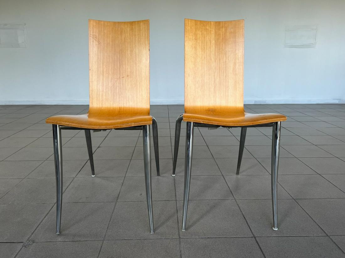 (2) PHILIPPE STARCK DRIADE ALEPH OLLY TANGO CHAIRS (1 of 10)