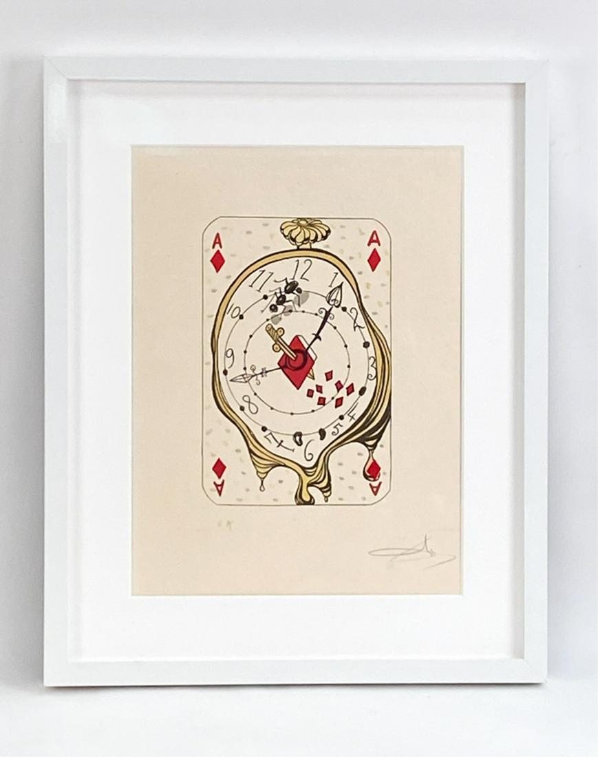 SALVADOR DALI "ACE OF DIAMONDS" LITHOGRAPH (1 of 6)