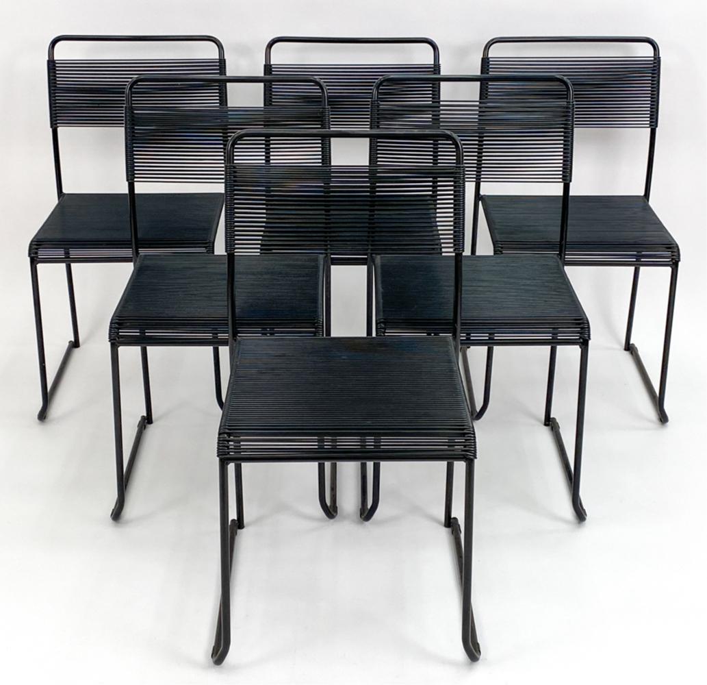 (6) VINTAGE 'SPAGHETTI' DINING CHAIRS (1 of 17)