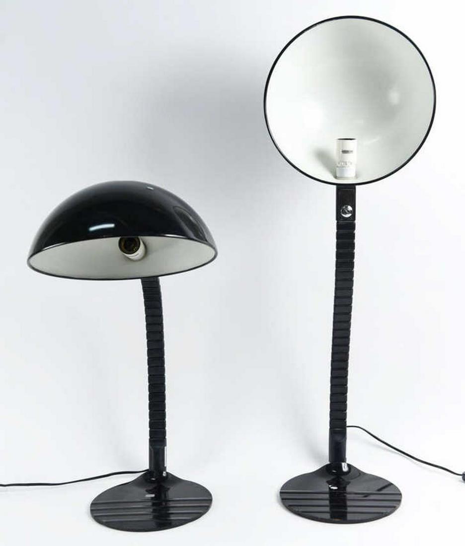 PAIR ELIO MARTINELLI FLEX CALOTTA "VERTEBRA" LAMPS (1 of 15)