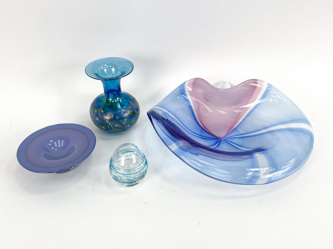 (4) MODERN ART GLASS GROUPING (1 of 12)