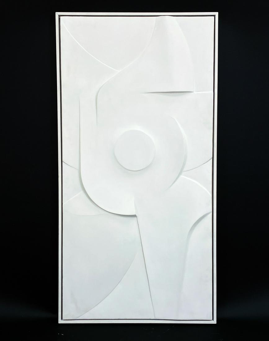 CONTEMPORARY MOLDED PLASTER WALL HANGING (1 of 9)