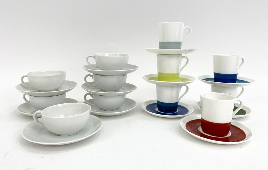 (2) MODERN DEMI-TASSE PORCELAIN SERVICES (1 of 10)