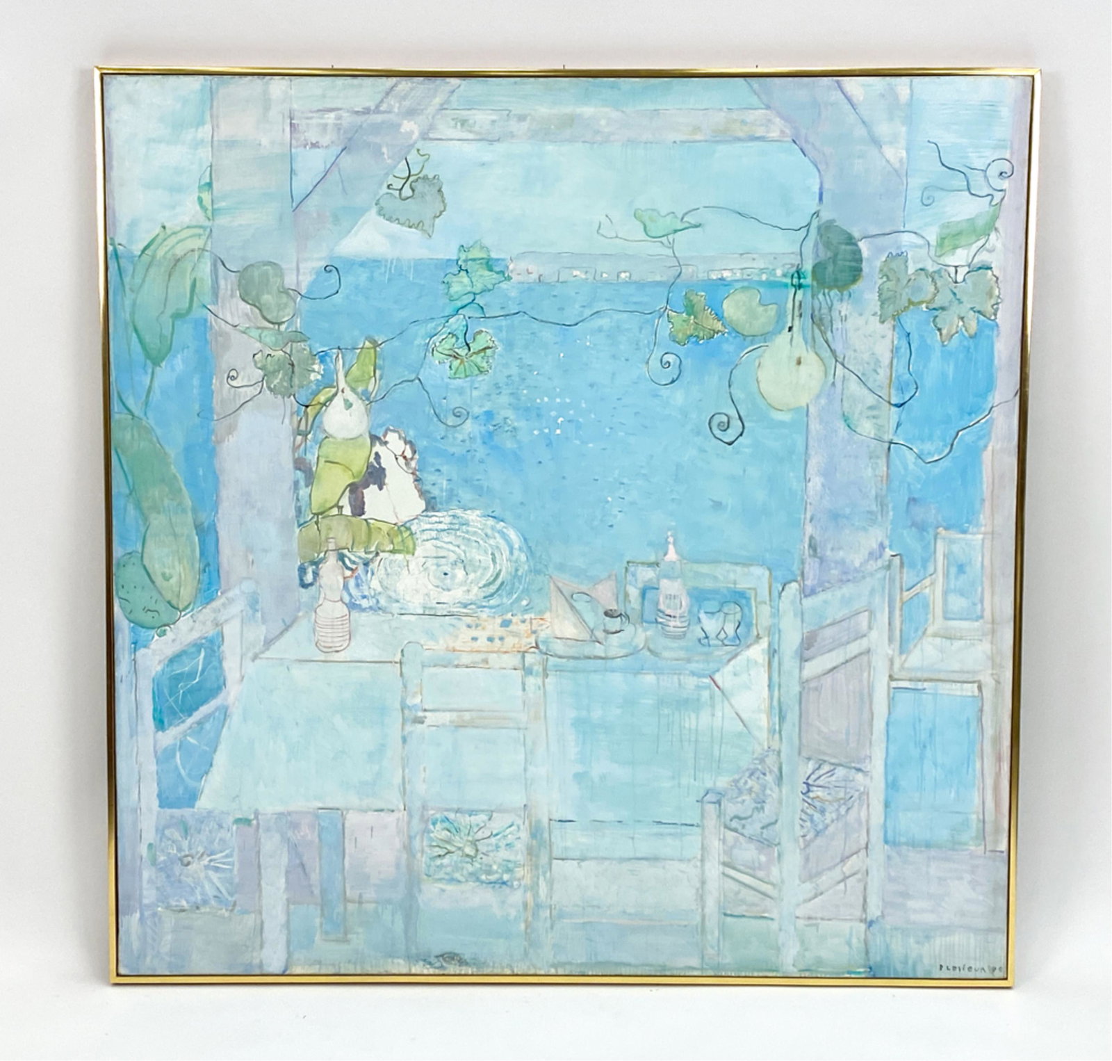 PIERRE LESIEUR, FRENCH (1922-2011) LARGE O/C (1 of 9)