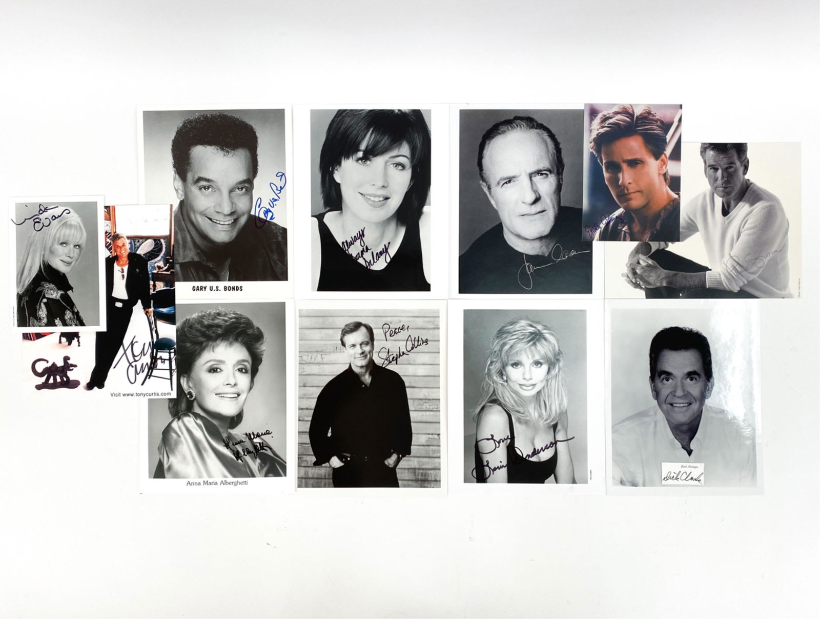 (11) ACTORS, ACTRESSES AUTOGRAPHS GROUPING (1 of 10)