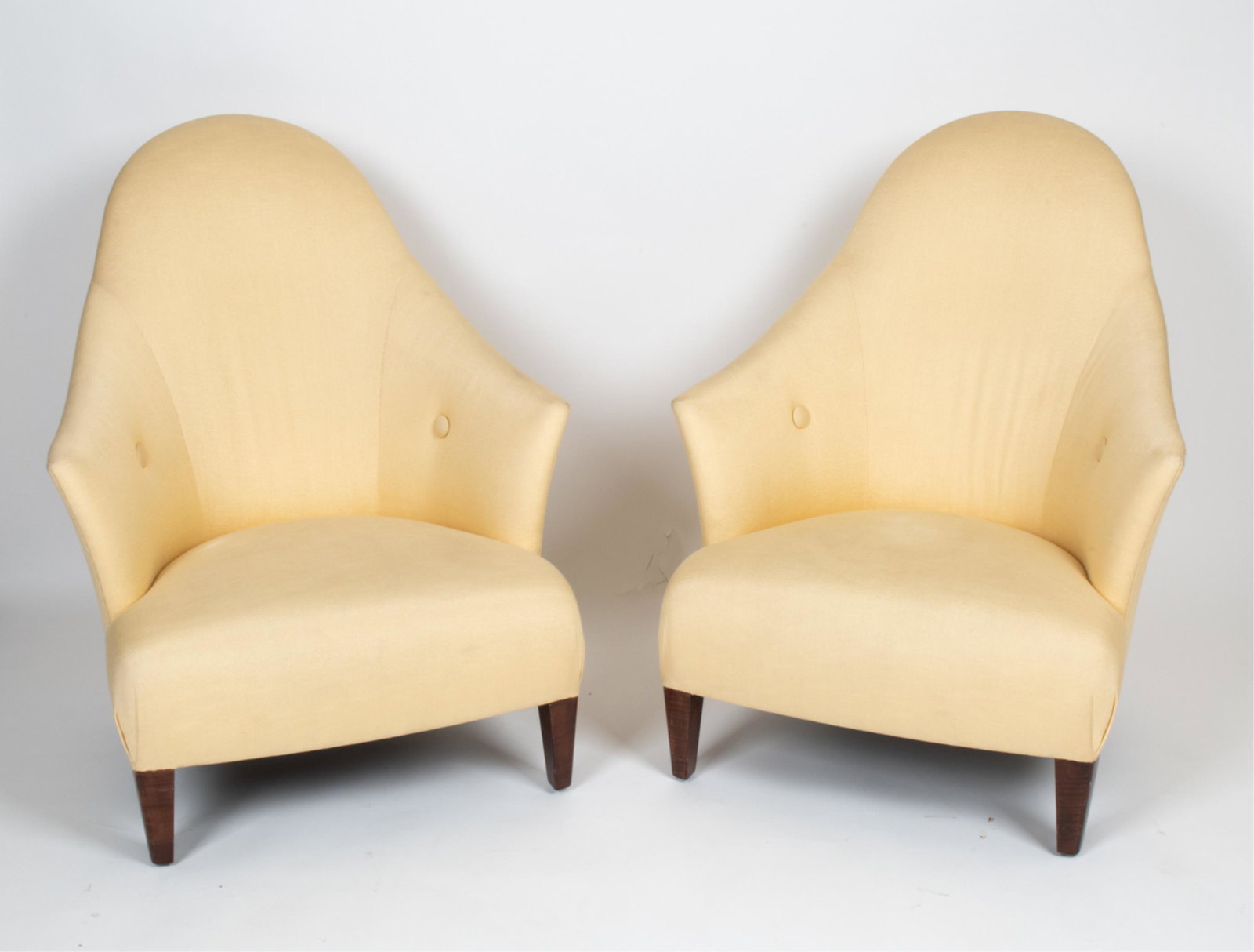 PAIR JOHN HUTTON DONGHIA PHANTOM CLUB CHAIRS (1 of 11)