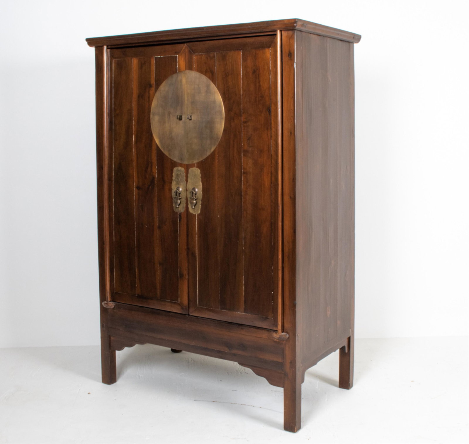 ANTIQUE CHINESE WEDDING CABINET OR ARMOIRE (1 of 11)