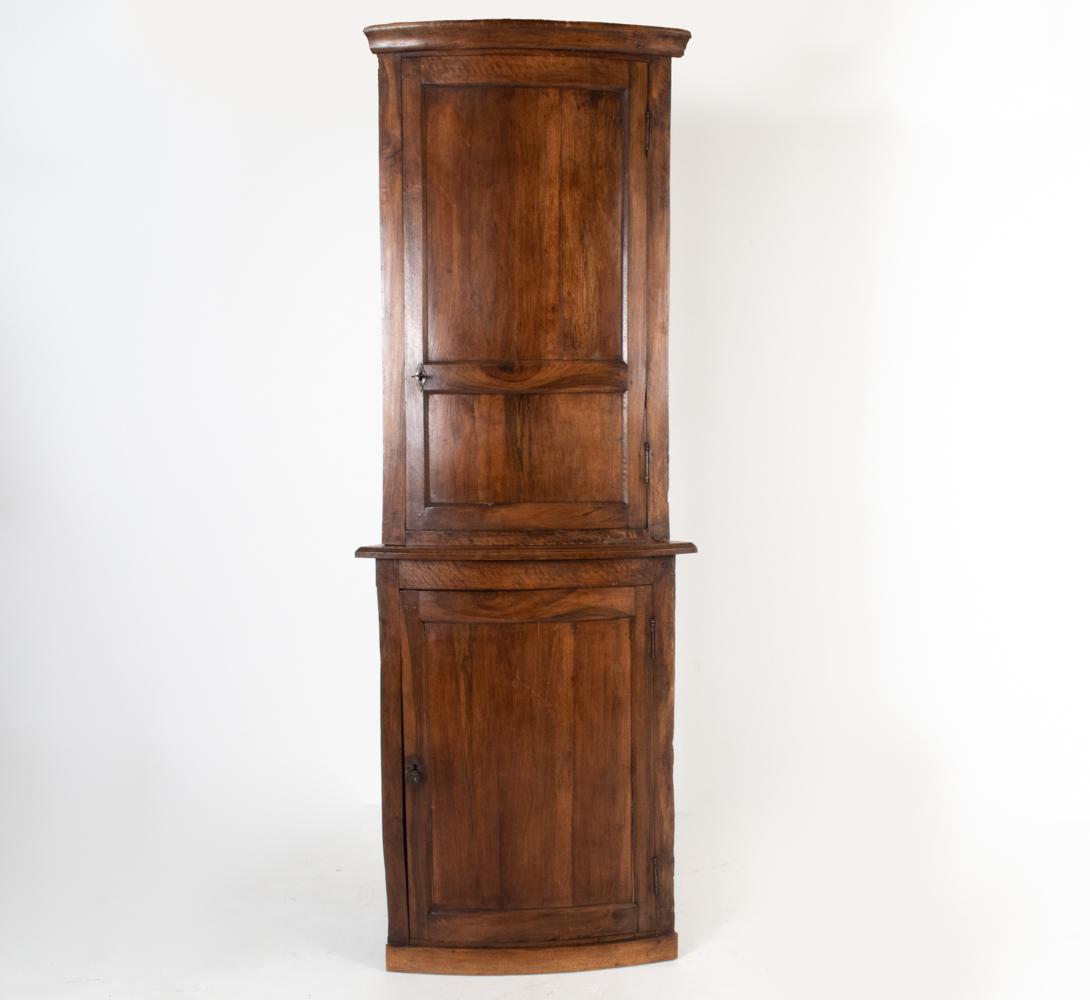 18TH C. FRENCH PROVINCIAL CORNER CABINET (1 of 9)