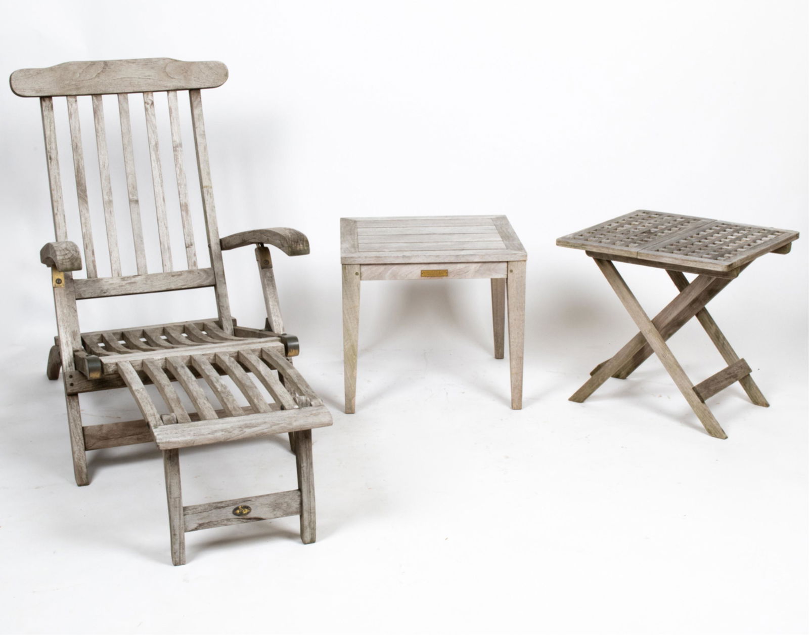 Grouping Of Teak Patio Furniture Auction