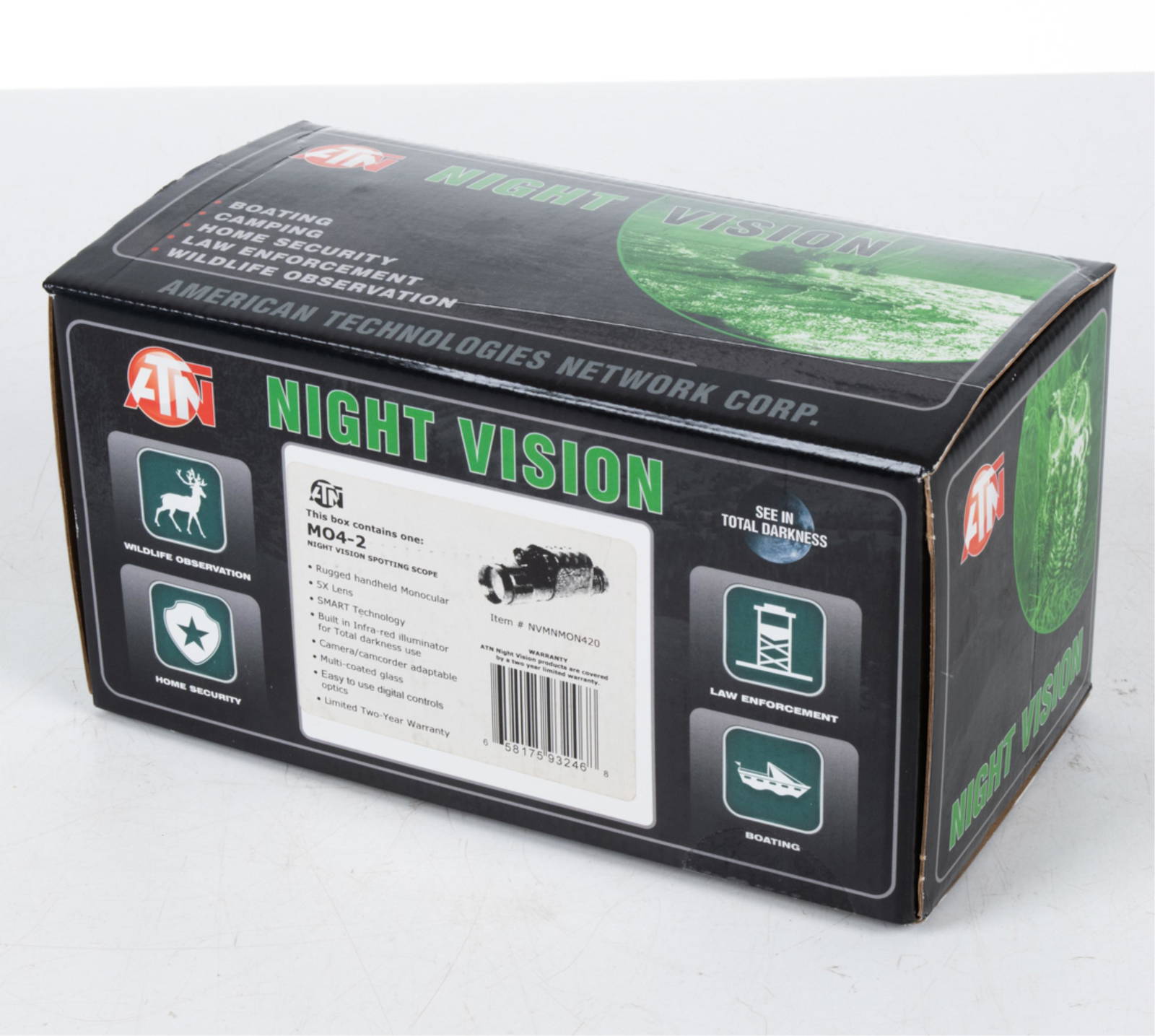 Atn Mo42 Night Vision Monocular Nib/nos Auction