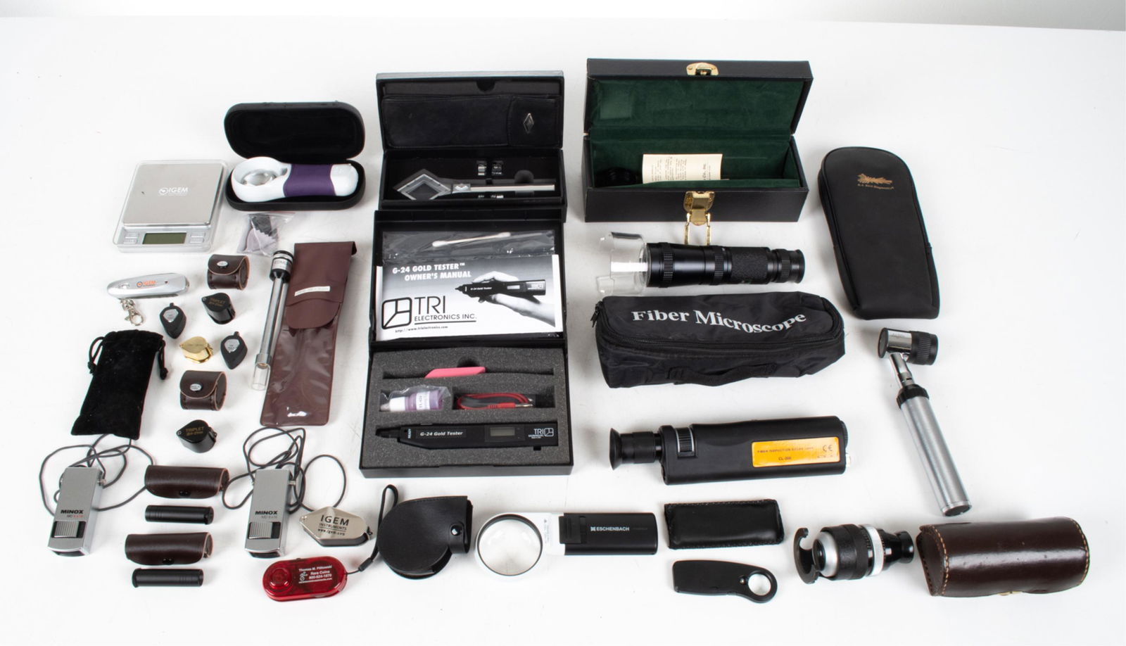 GROUPING OF JEWELER'S TOOLS & MAGNIFIERS (1 of 7)