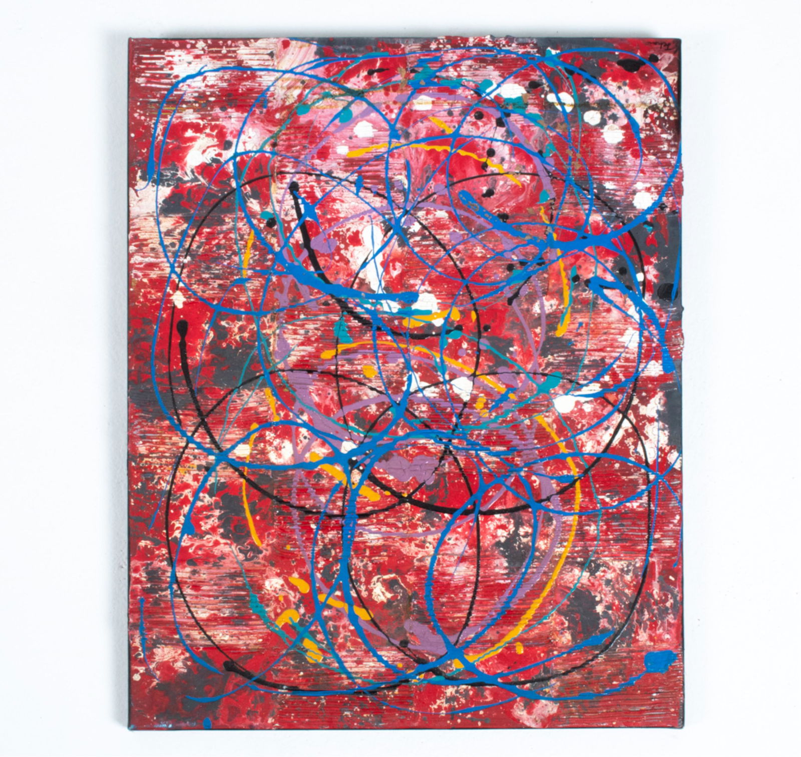 CONTEMPORARY ABSTRACT EXPRESSIONIST O/C, SIGNED (1 of 11)