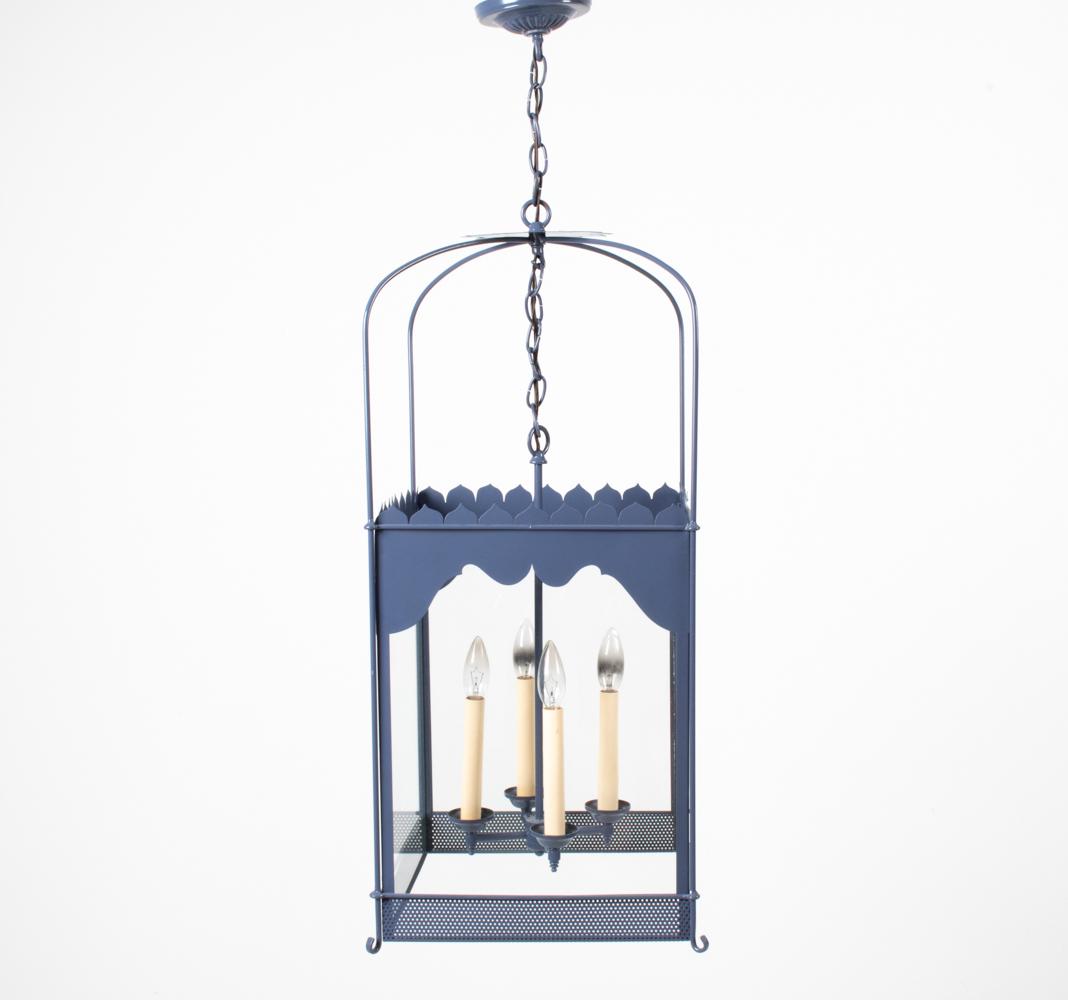 FRENCH TOLE LANTERN-FORM PENDANT LIGHT FIXTURE (1 of 7)