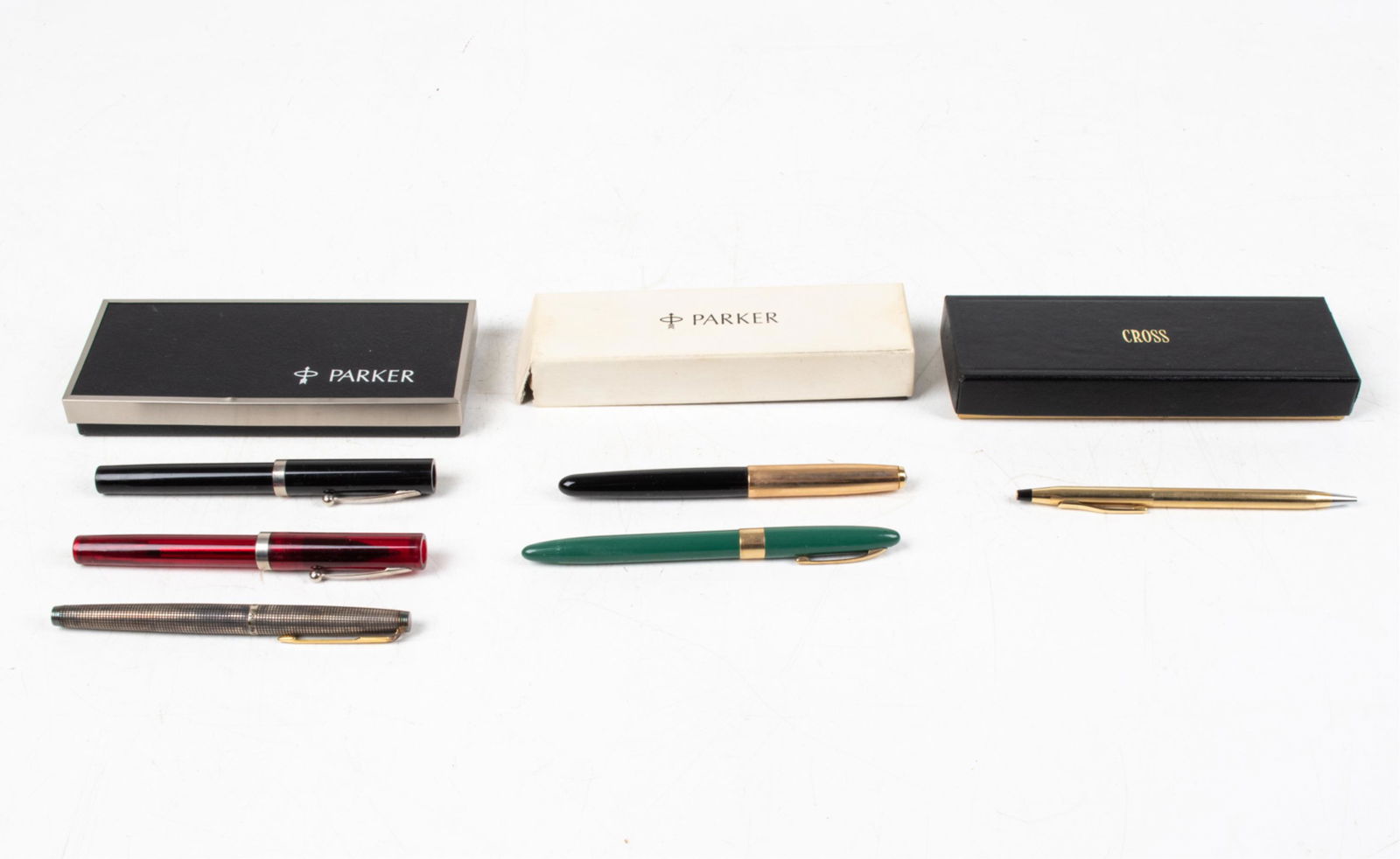 GROUPING OF VINTAGE PENS INCL. STERLING, 14K NIB (1 of 7)