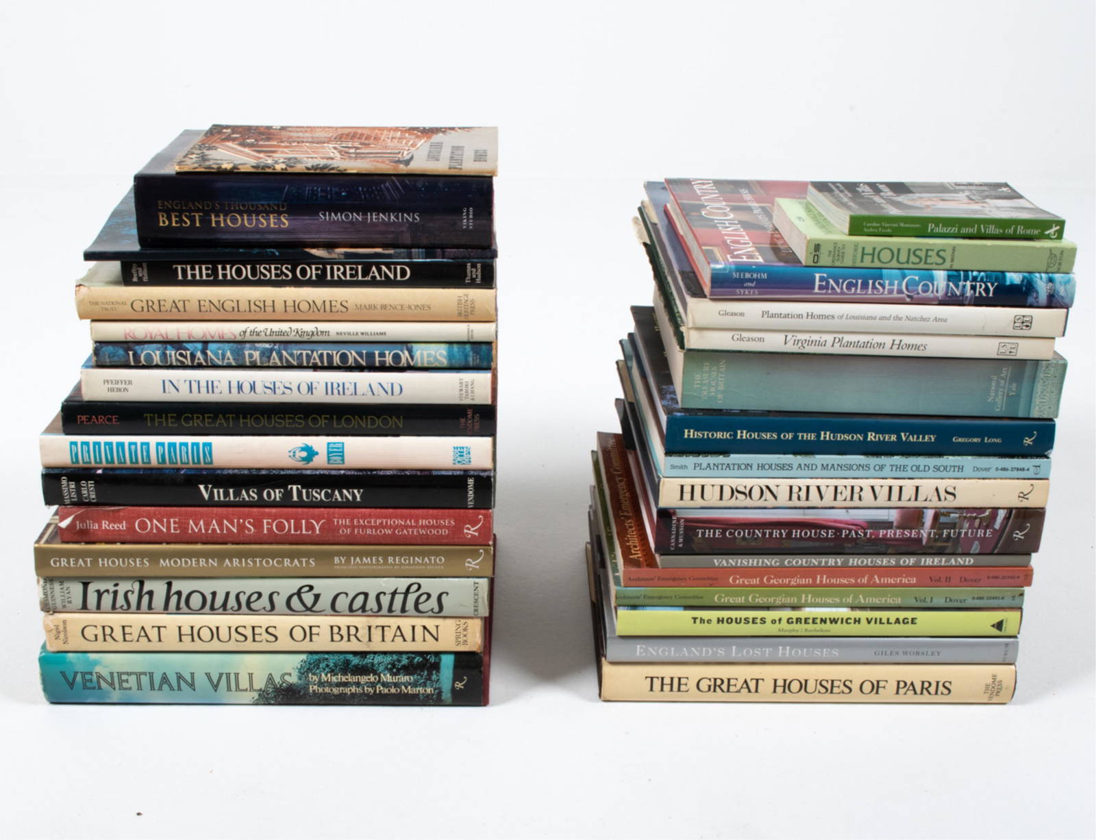 Grouping Of Coffee Table Books; Architecture Auction