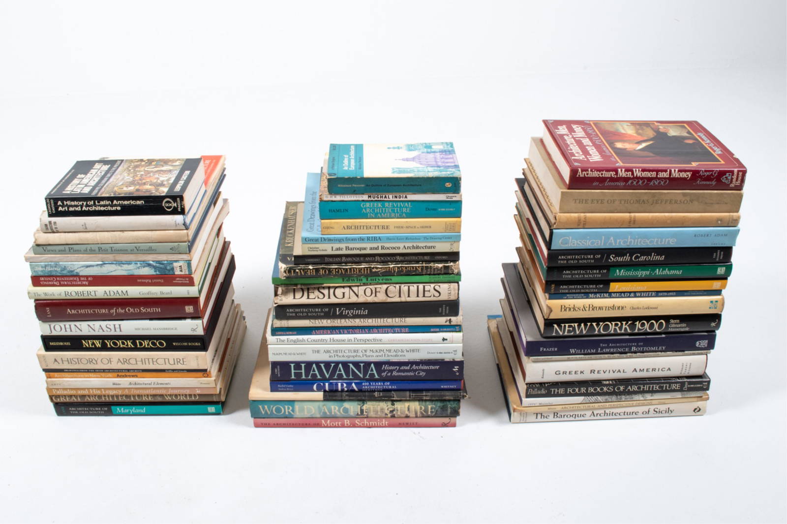 Grouping Of Coffee Table Books; Architecture Auction