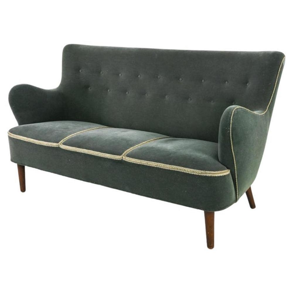 ALFRED CHRISTENSEN FOR SLAGELSE MOHAIR SOFA (1 of 13)