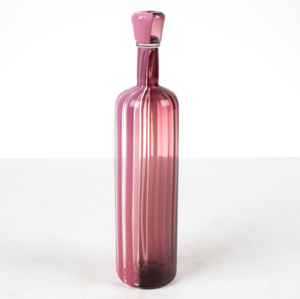 MANNER OF GIO PONTI MURANO GLASS BOTTLE (1 of 7)