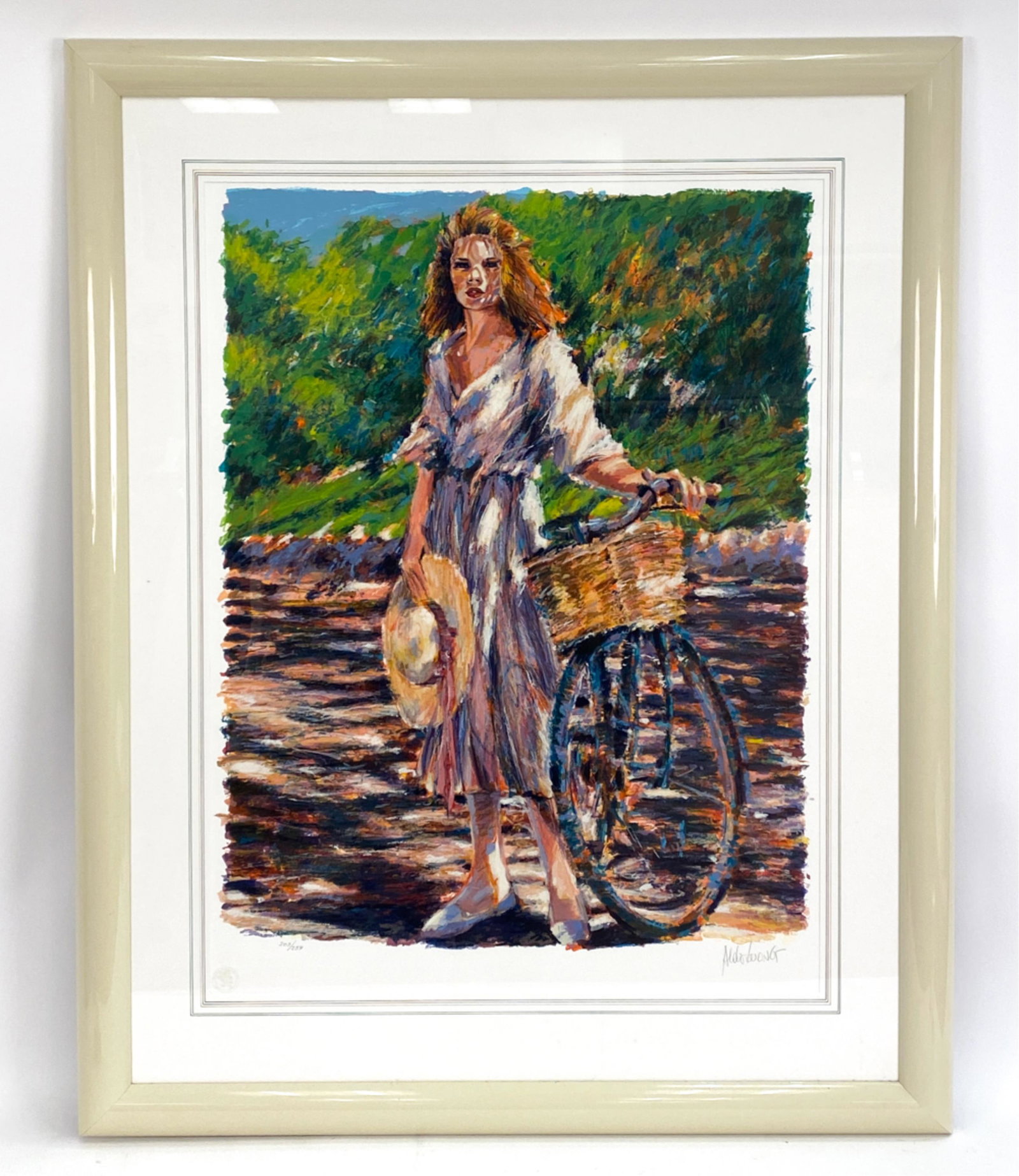 ALDO LUONGO SERIGRAPH "SUNNY RIDE THROUGH PALERMO" (1 of 7)