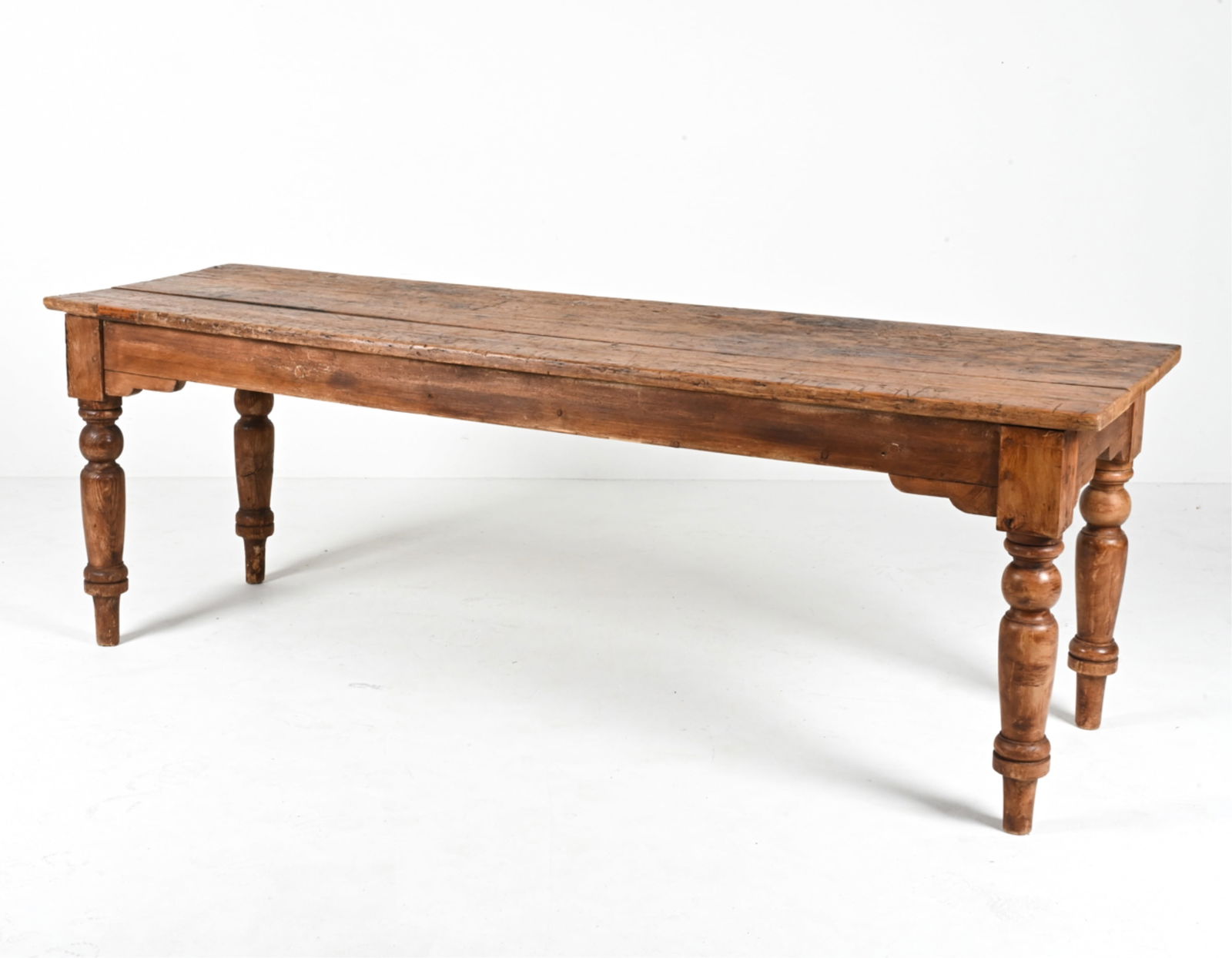 19TH C. PINE CONSOLE TABLE (1 of 12)