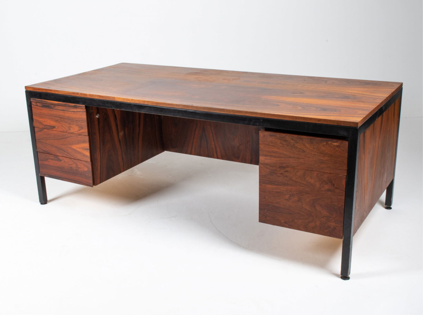 RARE SUNAR MID-CENTURY ROSEWOOD EXECUTIVE DESK (1 of 16)