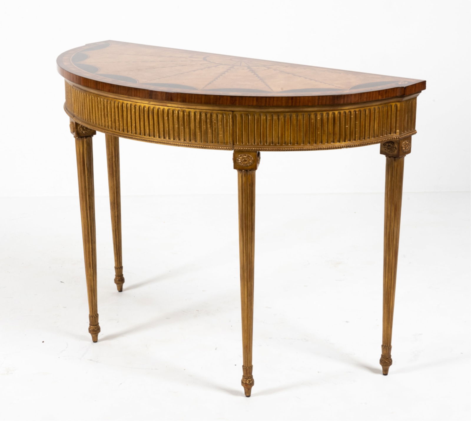 THEODORE ALEXANDER DEMILUNE CONSOLE TABLE (1 of 14)